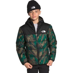 THE NORTH FACE Boys Camp Jacket Large 14-16 Reversible Perrito Hooded Coat
